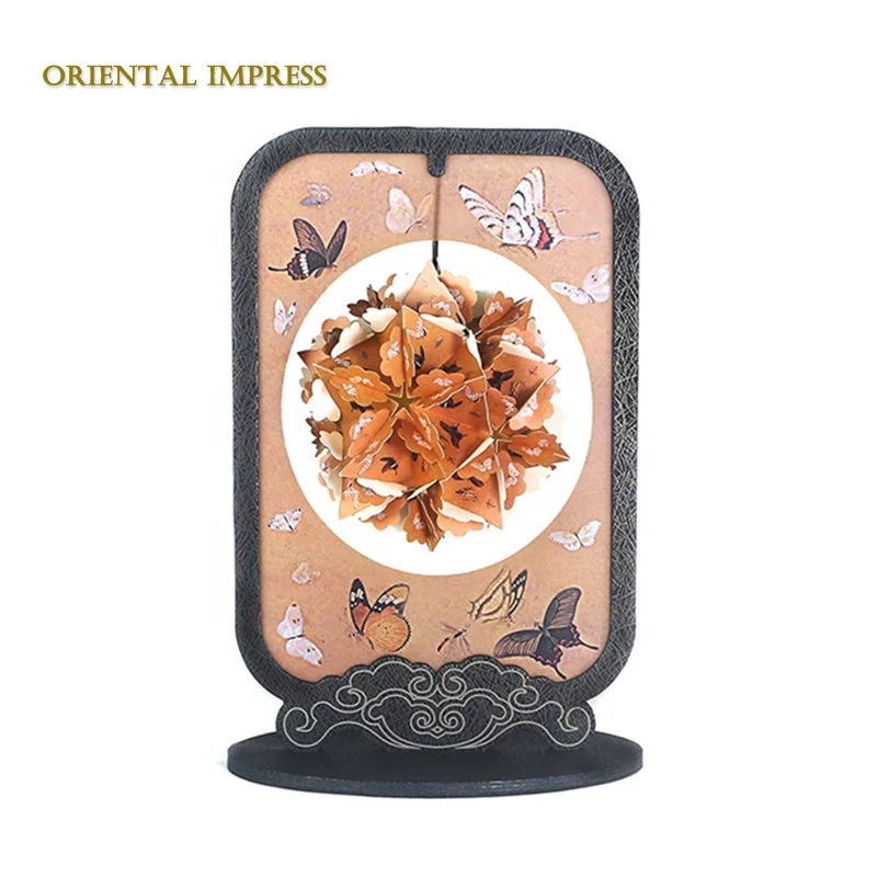2021 New Design paper carving craft light of butterflies romping in the sunny spring