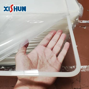 uv printing transparent clear acrylic sheets with PE Film or paper for sales