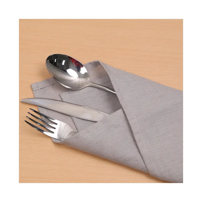 wholesale custom elegant washable linen stonewashed