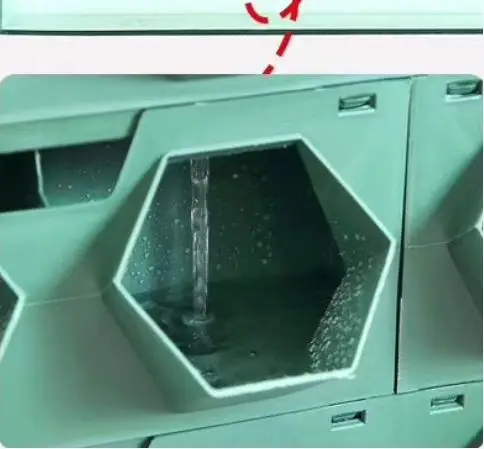 Three-dimensional vertical greening plant wall combined flower pot living real plant wall