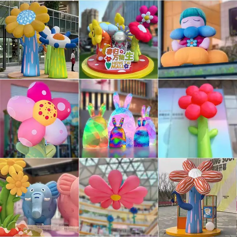 Customized Outdoor Inflatable Advertising Model Giant Cartoon Character Inflatable Costumes for Decoration