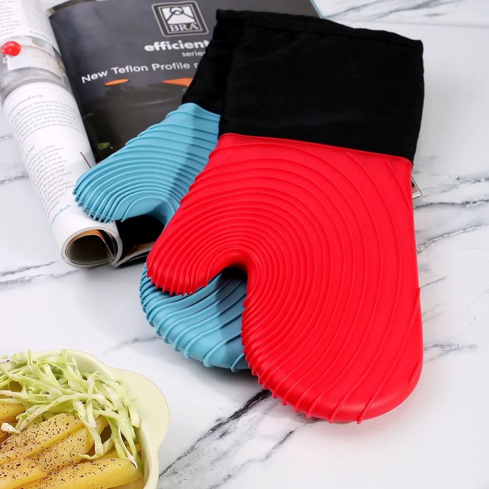 Hot Selling Newest Design Oven Mitt Silicone Oven Glove for Kitchen BBQ mitts