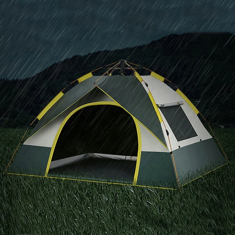Curve For 4 People Waterproof Camp Tent Outdoor Tents Big Campaign Camp Tent Large