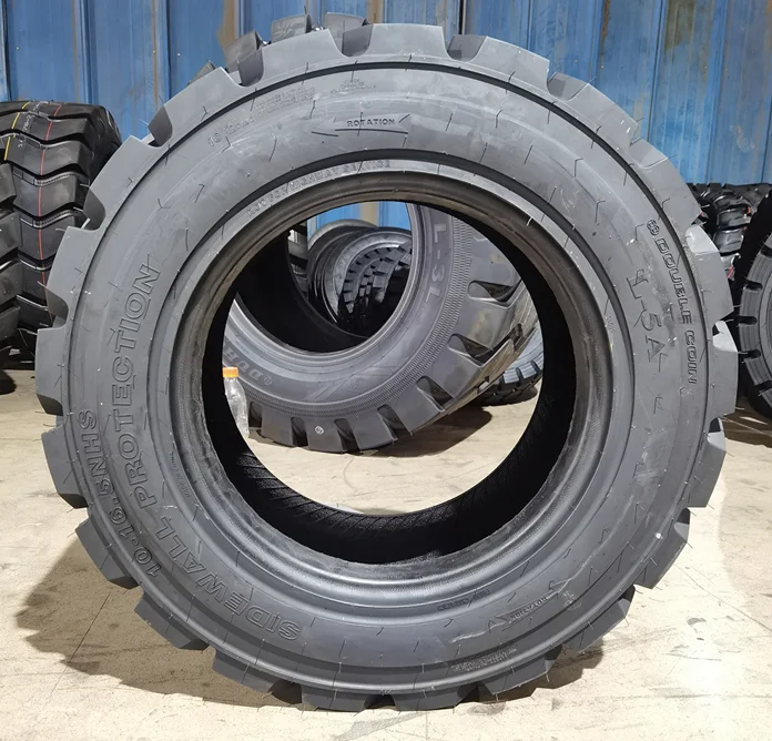 Loader Backhoe Skid Steer Tires L2 L5 Pattern 14-17.5 15-19.5 10R16.5 12R16.5 Radial Double Coin Industrial SKS