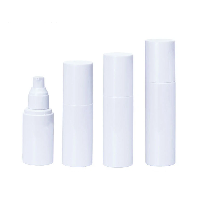 Eco friendly cosmetic lotion container 80ml 100ml 120ml 150ml spray packaging bottle PET plastic bottles