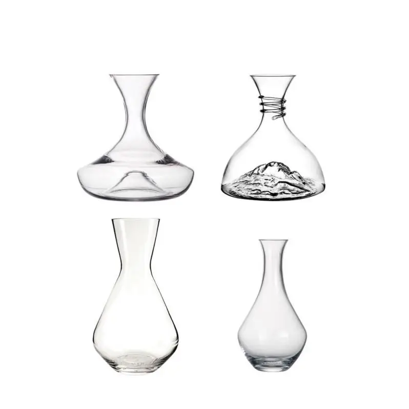 Stock 3Pc 5Pc Red White Wine Glass Decanter Set