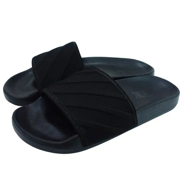  Простые тапочки EVA горячие стили 2021 красочные для мужчин полностью черные-Сделано в VIETNA Лучшая цена