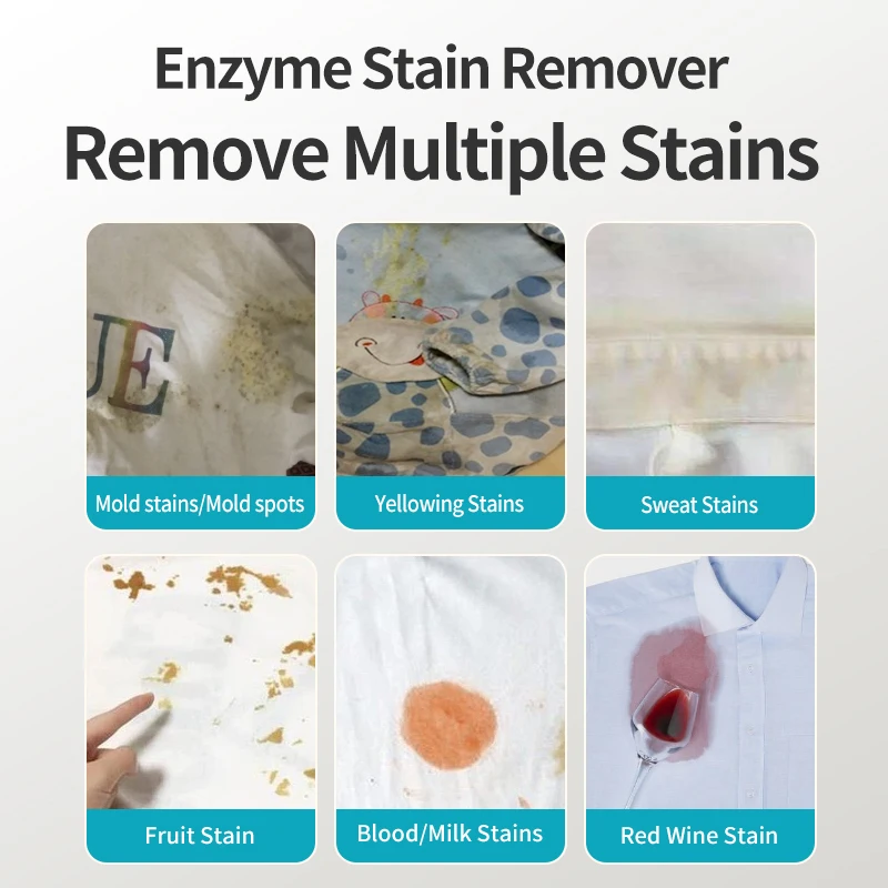 Wholesale Customization Stain Remover Active Oxygen Enzyme Laundry Stain Remover