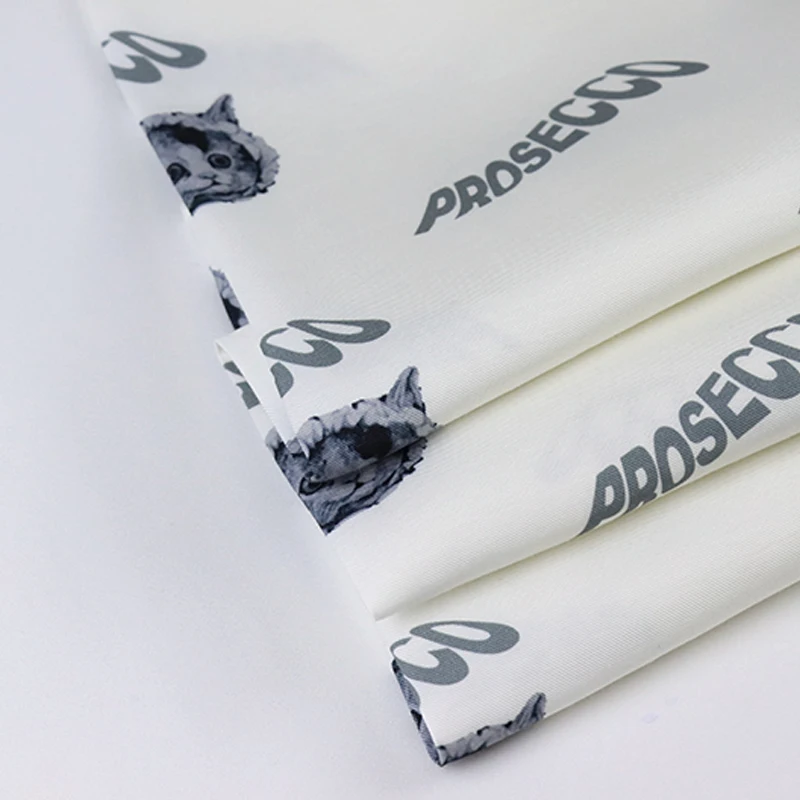 Double Faces Twill Digital Printing 134gsm 56% Viscose 44% Rayon Fabric For Women Dress