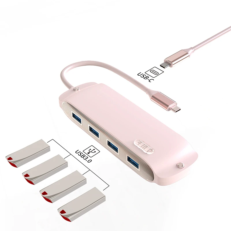 Концентратор USB3.0 * 4 + USB c 5 в 1 для док-станции Macbook