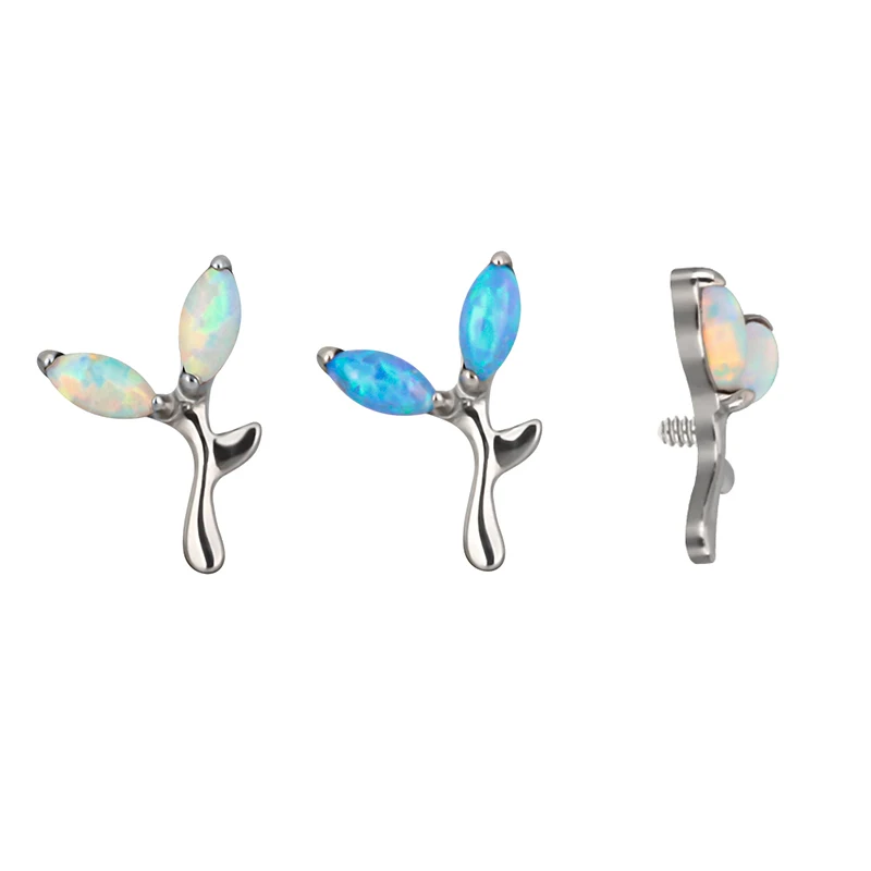 Body Piercing Jewelry Helix Earring Nose Ear Ring Lip Ring Labret Titanium Newest Fashion Engagement Rings for Women Zircon Stud