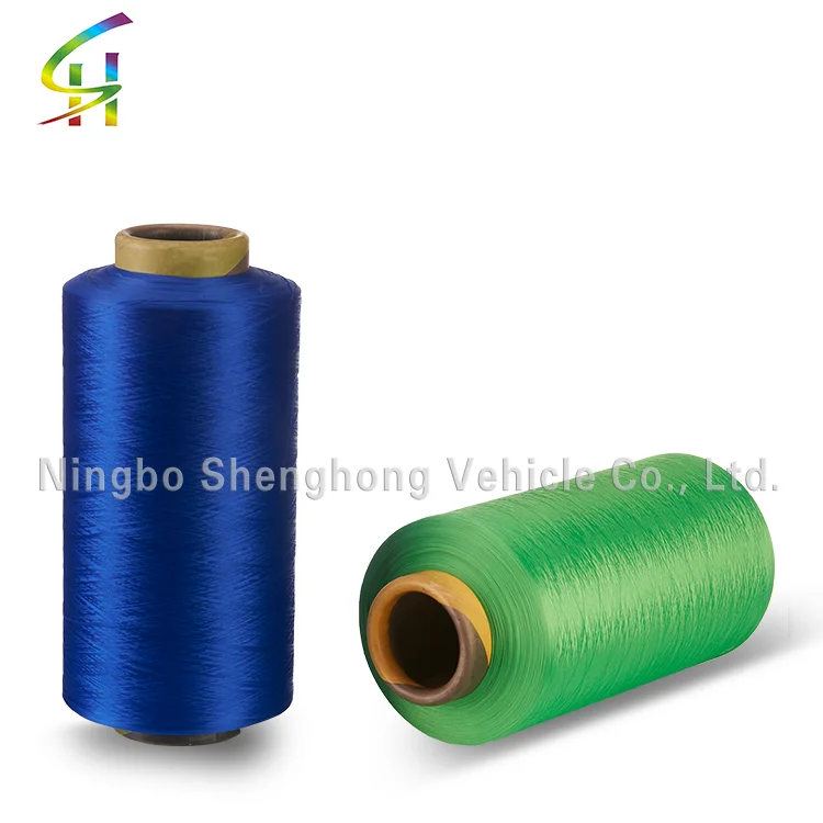  competitive price dope dyed polyester dty yarn 150d/48f Intermingled semi
