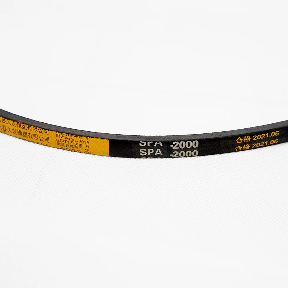 High quality crusher poly rubber banded double v-belt double sided industrial v belt stretch rubber v belt