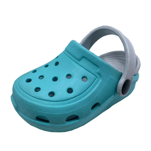 OEM Kids clog Children EVA Clogs Double color soft baby clogs.