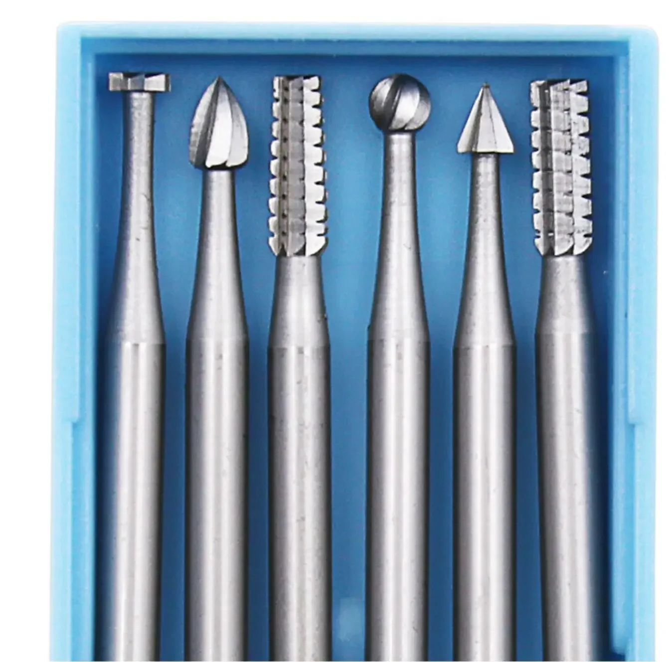 6PCS Steel Burs for Dremel Power Tool Accessories Rotary Tools Abrasive Tool Jewelry Making
