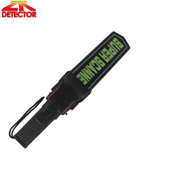 Ручной металлоискатель со звуковой/светодиодной сигнализацией для обнаружения тела, сканер для проверки безопасности тела