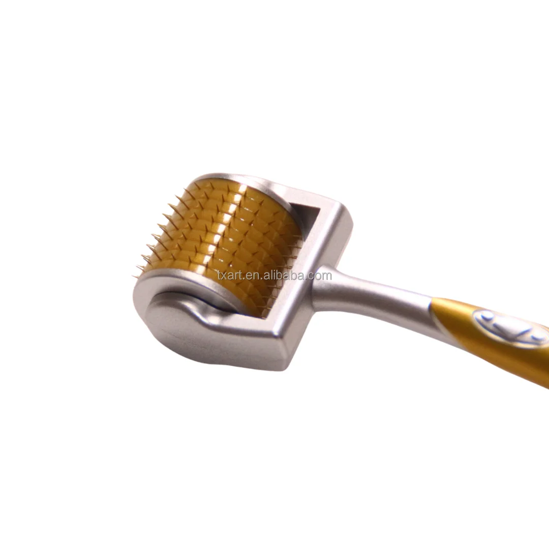 0.5mm 0.75mm 1.0mm 1.5mm 2.0mm 2.5mm 3.0mm  ZGTS Titanium 192 Pins Roller for Men Women Face Hair Beard Growth