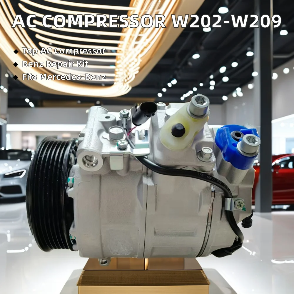 NEW 7SEU17C PV6 0002306511 0002308511 0002309011 Air Conditioning Compressor Mecedes Bez W202 W203 C200 C230 Engine Assembly