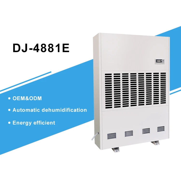 TOJJE DJ-4881E High-Efficient Industrial Dehumidifier with Great Moisture Removal Greenhouses Grow Rooms Farms New Condition