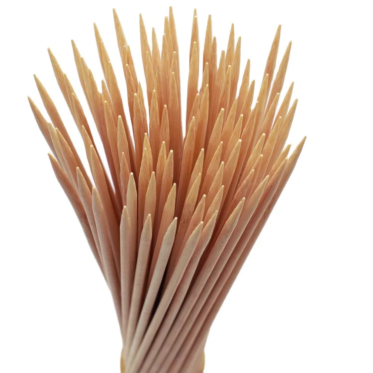 Wholesale high hardness bamboo sticks marshmallow sticks with custom logo
