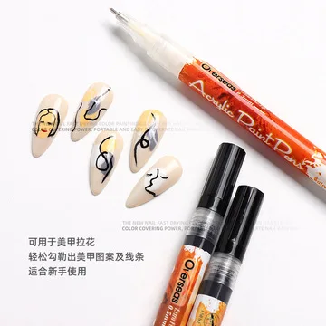 Nail Art Salon Gel Nail Polish Pen Nail Painting Brush For Beginner
