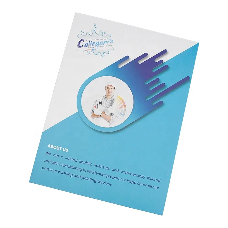 Папка для документов для школы и офиса с карманом и логотипом на заказ