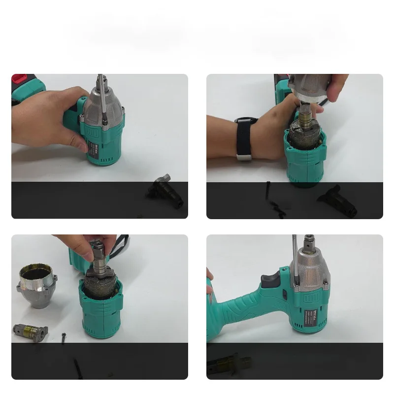 MeiKeLa Electric Brushless Impacts Wrench Shaft Accessories Single Dual Use Cordless Wrench Part Fittings Power Tool Accessories
