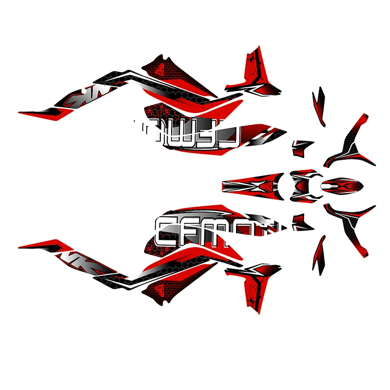 For cfmoto 250nk motor cycle decoration appearance full body sticker design motorcycle stickers