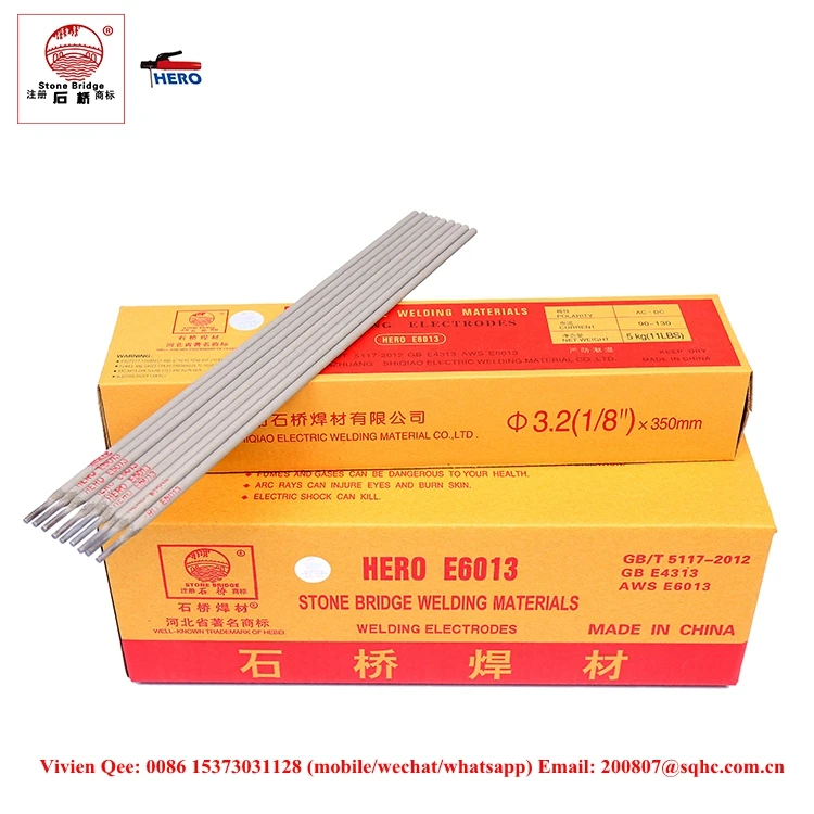 Stone bridge hero Welding Rod electrode E6013 E7018 E7014 Welding Rod Solution Hero E6013