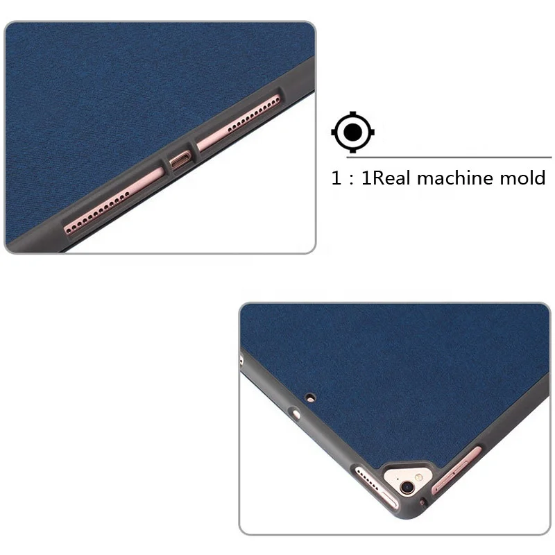 Tablet Case For ipad Pro 11 inch 2018 with Pen holder Luxury PU + PVC Cover Smart Bracket Case For ipad pro 11 Case