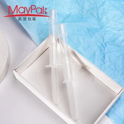 Free Sample 5ml 0.17oz Women Injector Gel Tube Skincare Container Syringe Bottle With Rear Push Type