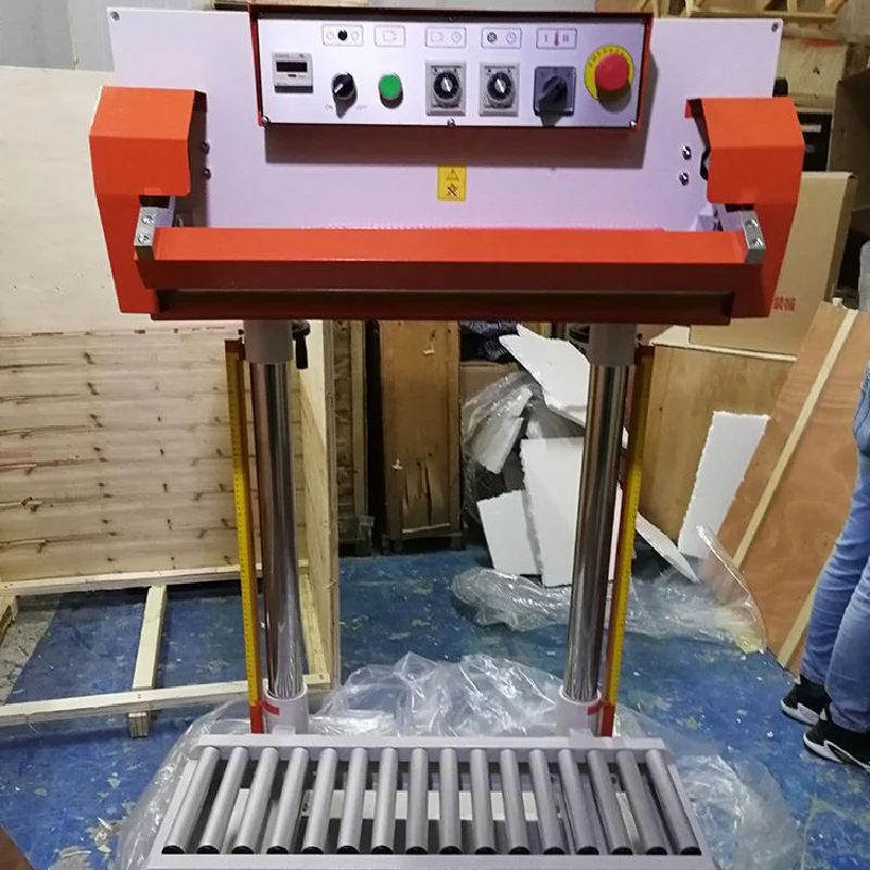 Hot sales vertical pneumatic instantaneous heat sealing machine, aluminum foil bag plastic film  ,   equipment