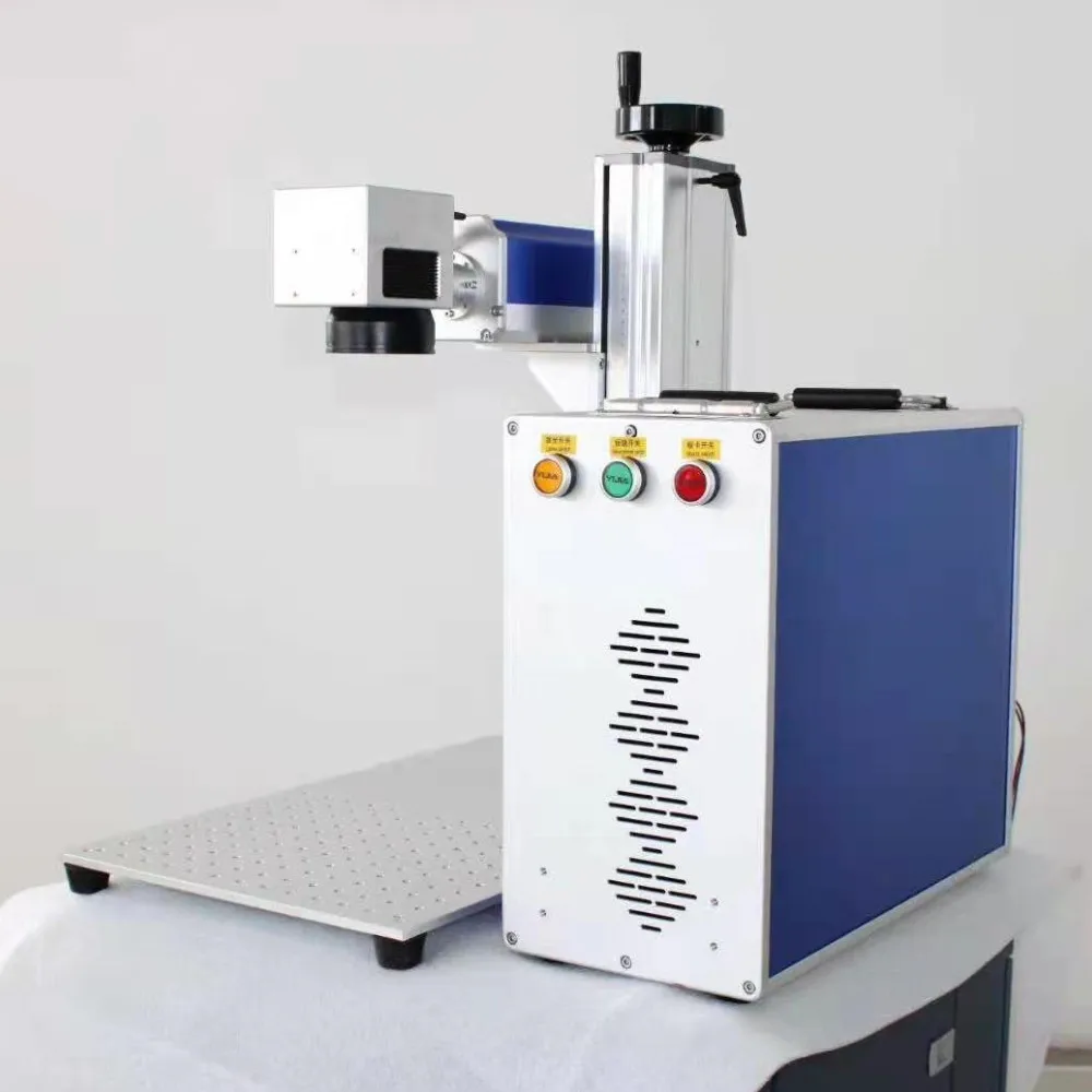 New equipment 3d metal plate two-dimensional code deep marking machine laser marking