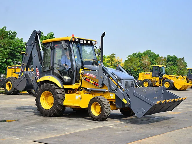 China Small Farm Tractor 8 Ton Mini Tractor with Front End Loader Bucket and Backhoe XC870K Mower for Tractor for Sale