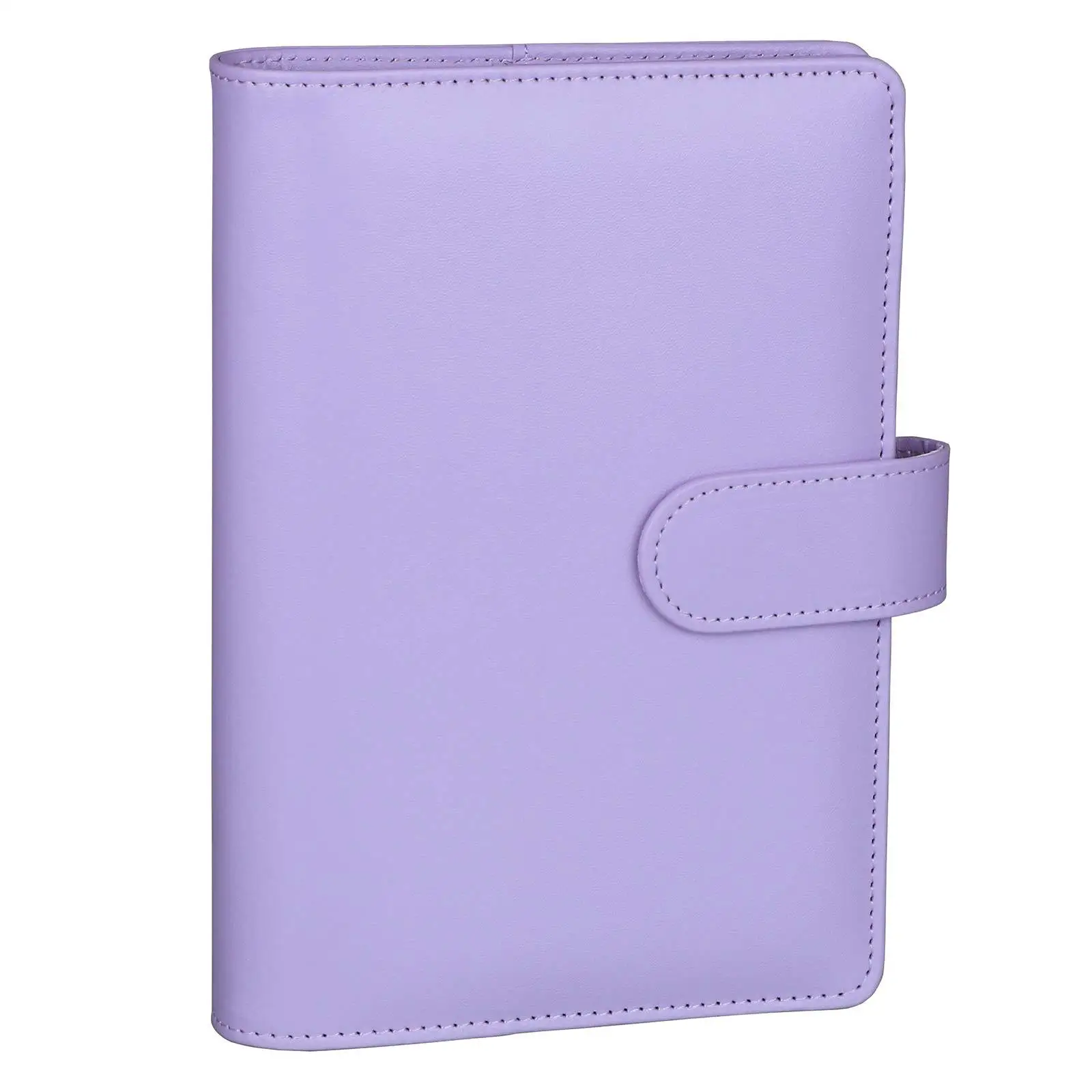 Manufacturer Custom Printing PU Leather A6 Budget Binder With Cash Envelopes Journal Planner