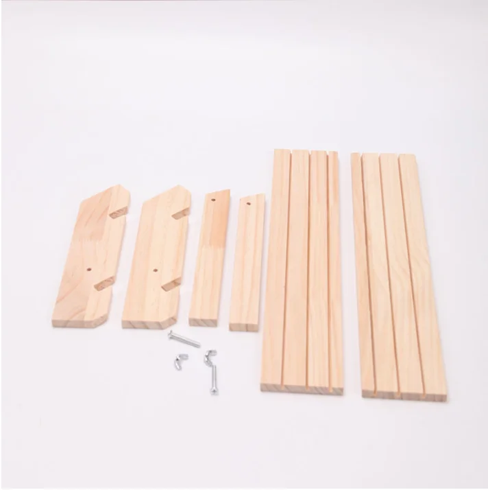 4-Tire Solid Wood Jewelry Storage Earrings Necklace Bracelet Ear Studs Display Board Holder Rack Stand