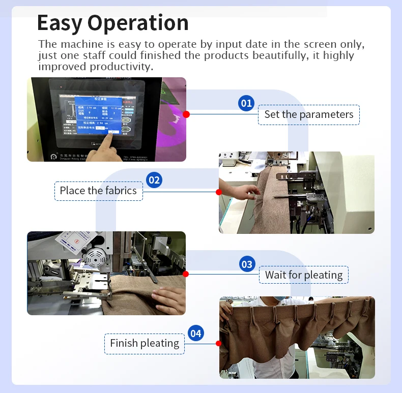 On Sale Full-automatic Curtain Pleating Machine