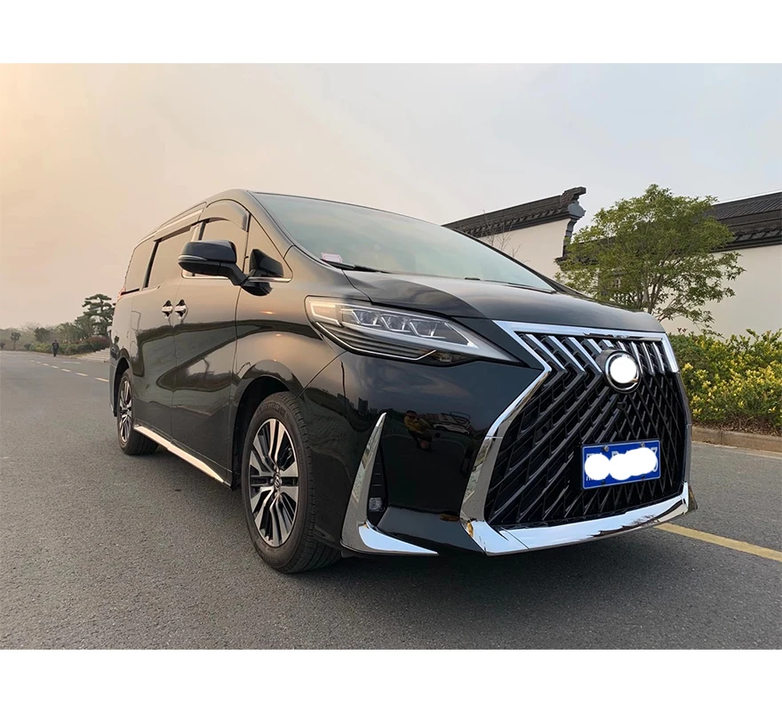 Автомобильный передний бампер очень хорошего качества для Toyota Alphard Change для Lexus LM300, 3 глазка, задний фонарь 2015-2020
