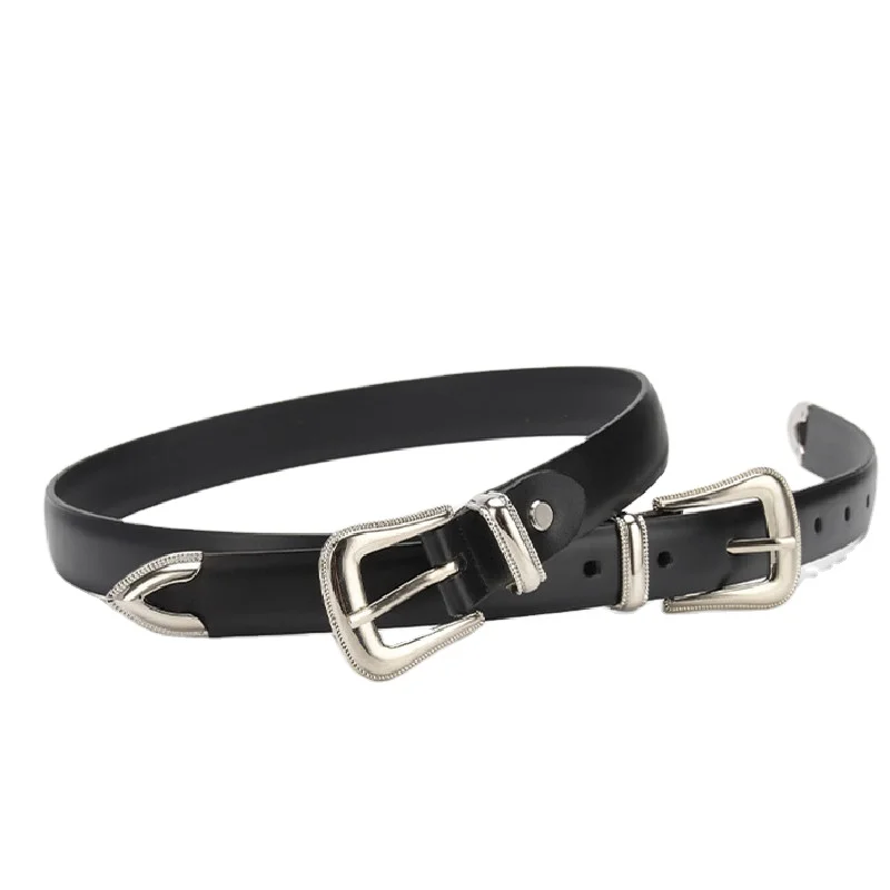 New Products Ready To Ship Stylish and durable genuine leather belts women belts