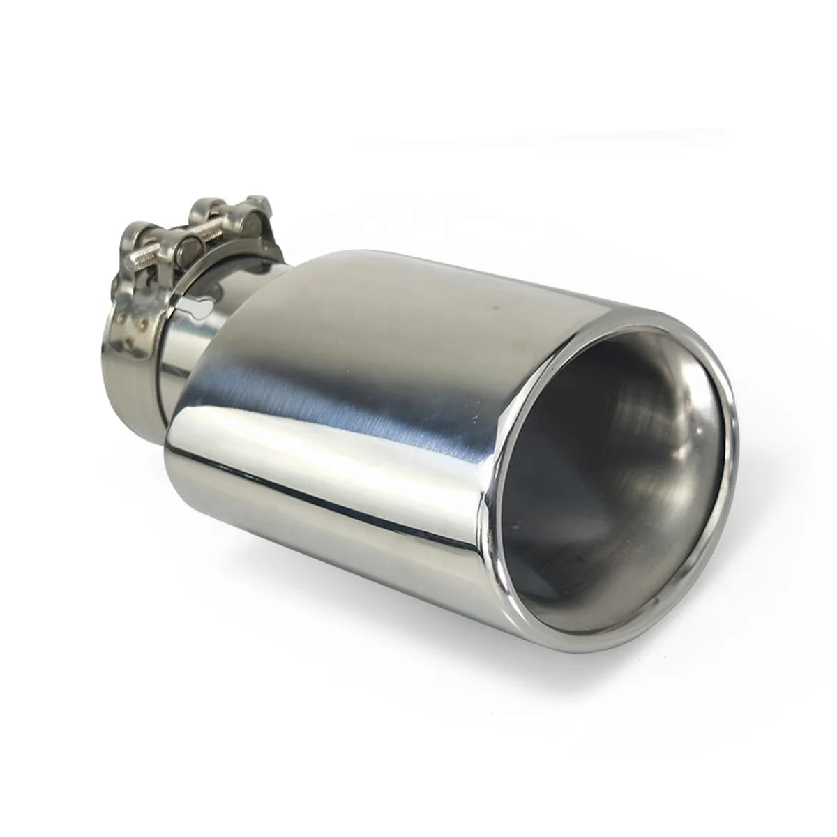1 Piece Car Exhaust tips Muffler Stainless Steel Pipe for Mercedes Benz W204 AMG C63 C65 modify