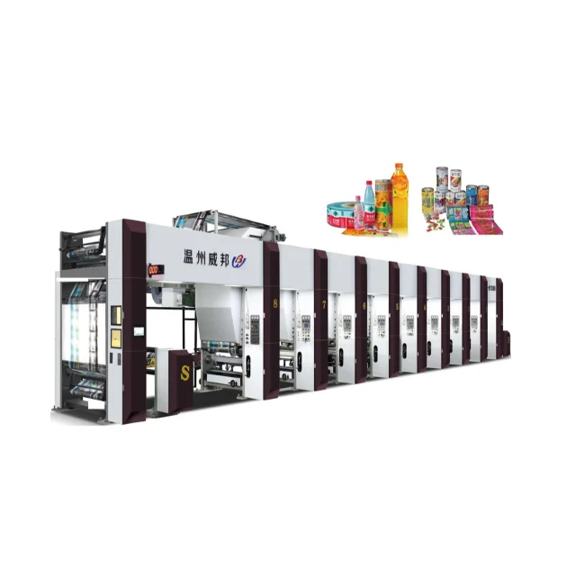 High Speed Rotogravure Printing Machine Electronic Shaft Water-based Ink Rotogravure Printing Machine