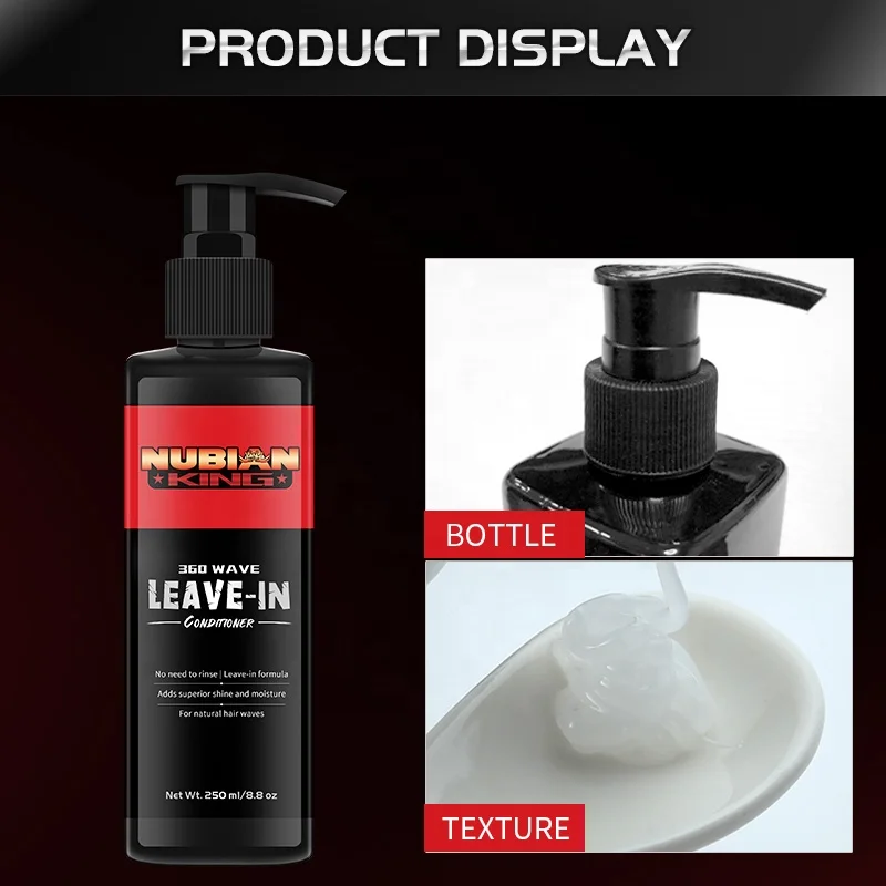 Golder поставщик NUBIAN KING брендовый анти-завивка мужчины оставить в кондиционер для натуральных волос