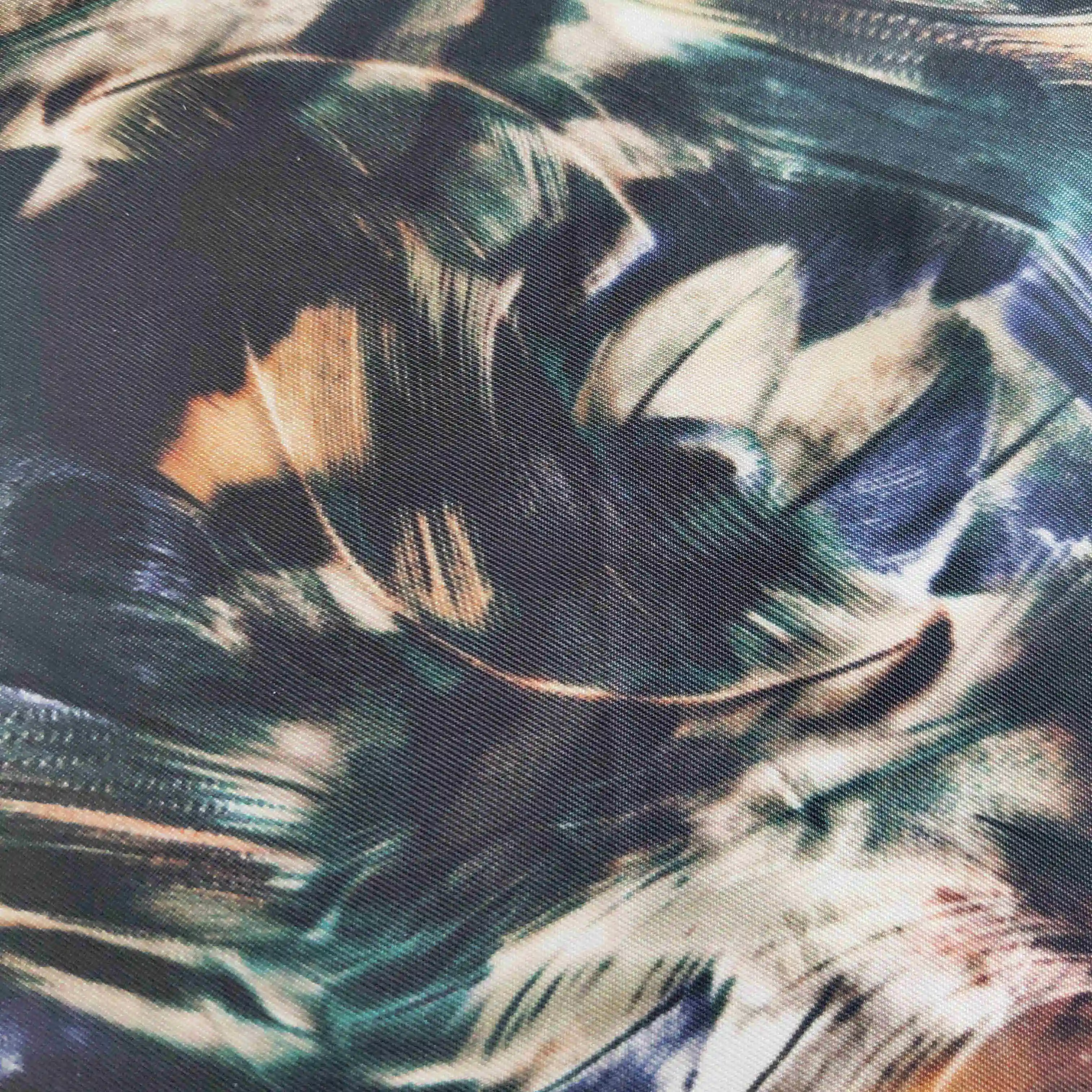 GRS Digital Printed 100% Cupro Bemberg Lining Fabric For Suit