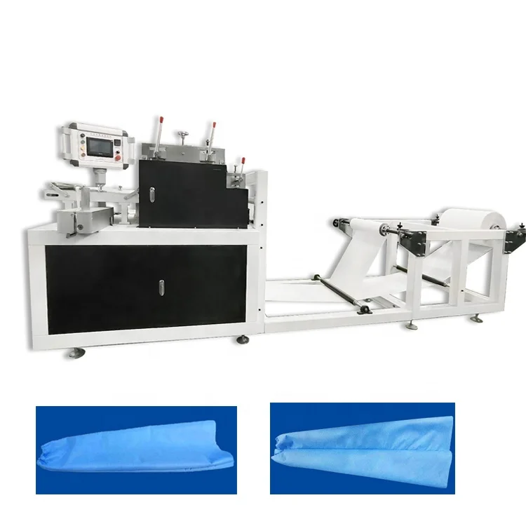 Factory Supply 20 To 40 GSM Disposable Nonwoven Ultrasonic Welding Sleeve Making Machine