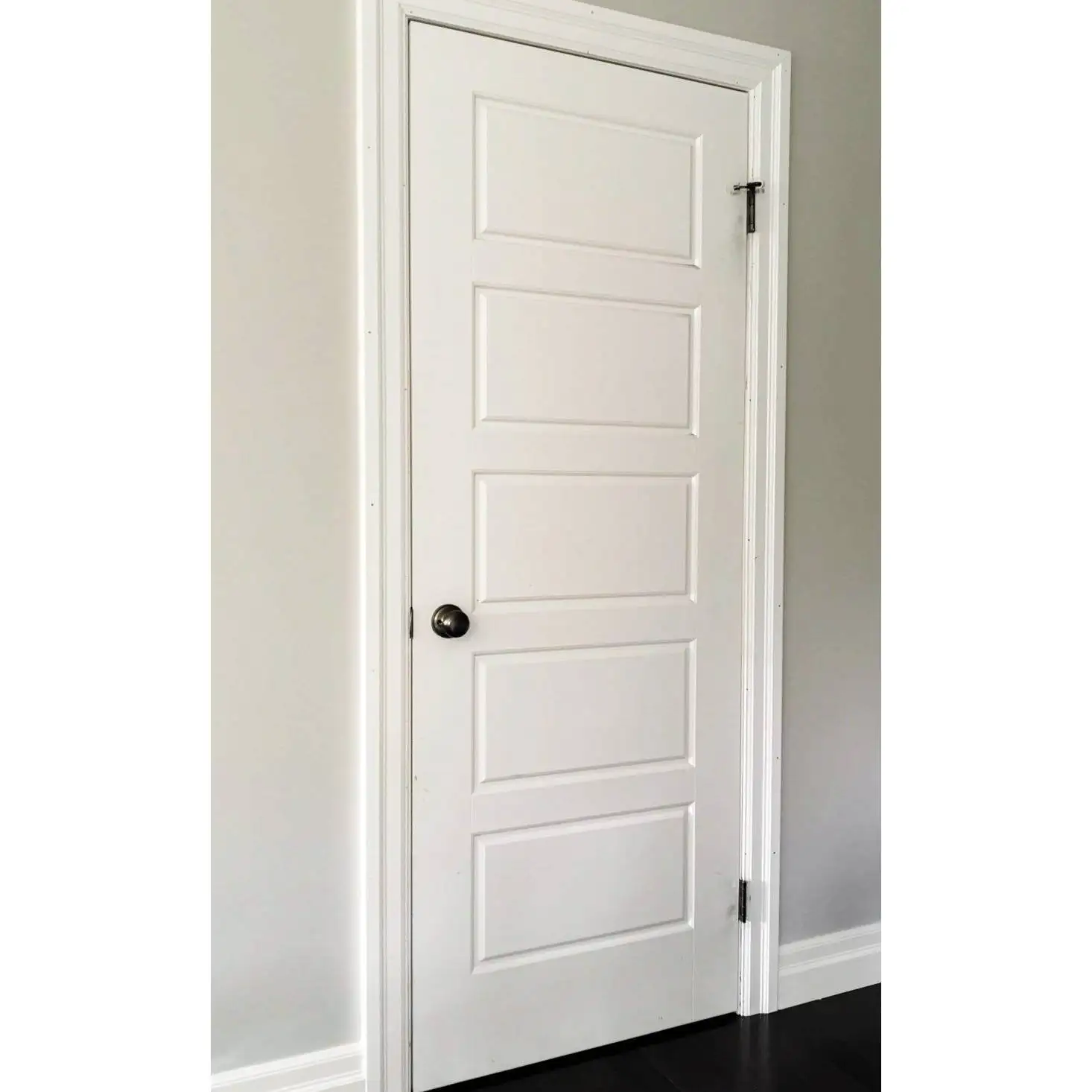 Prehung Flat Design Hollow Core White Flush Doors Interior Doors for Houses