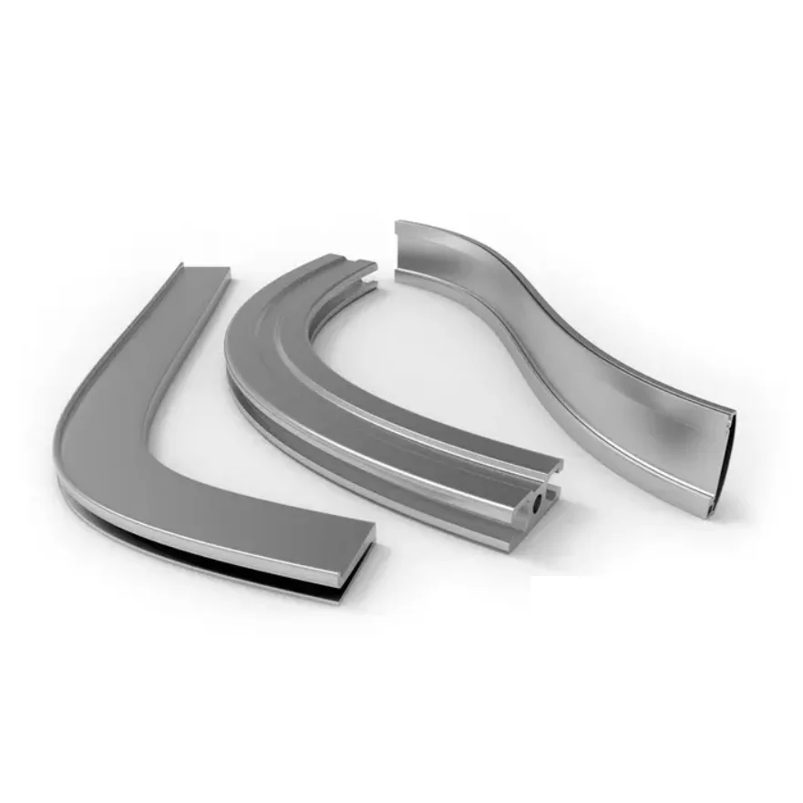 OEM High Quality Bendable Flexible LED Aluminum Curved Extrusion Profile for Flexible LED Strip