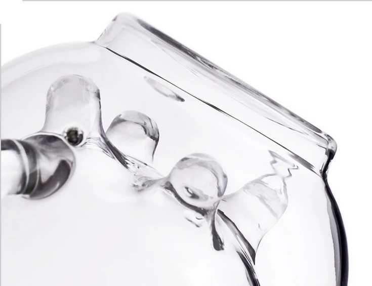 Hot Selling Double Wall Glass Cow Milk Tea Cup, Heat Resistant High Borosilicate Glass Milk Mug With Handle 350ml