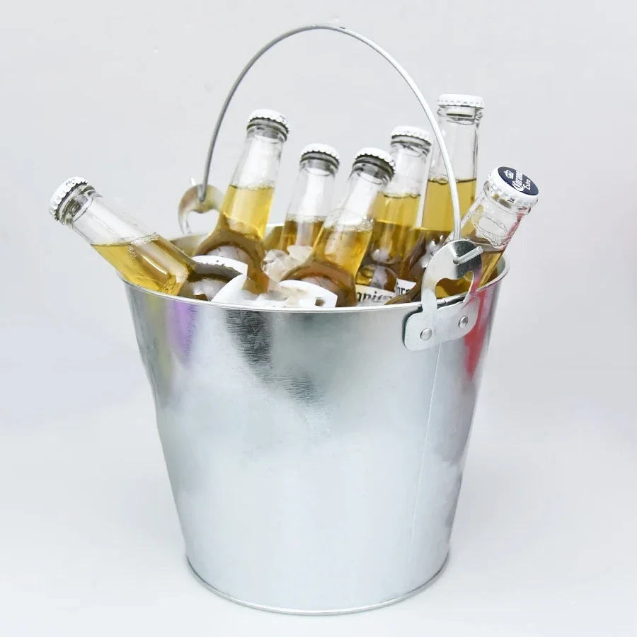 Custom Metal Tin Ice Bucket Beer Bucket