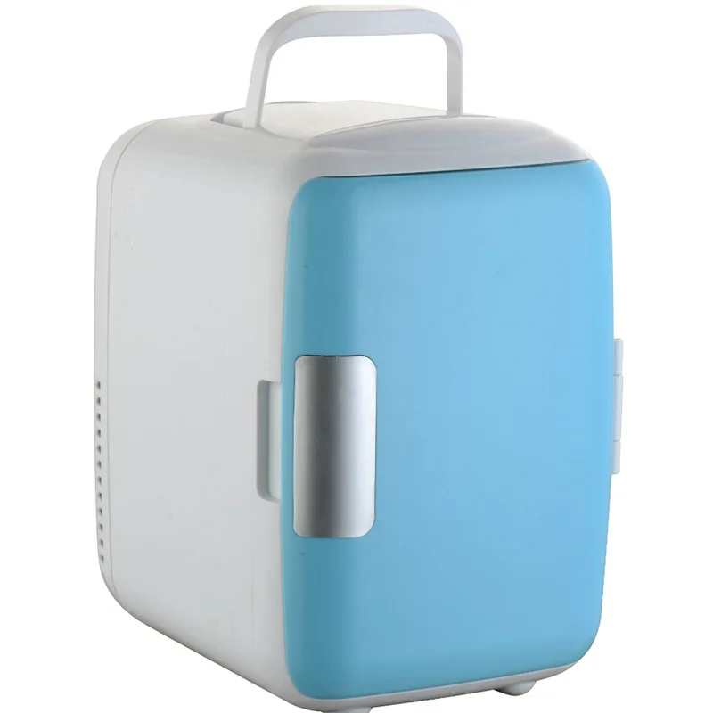 Portable 4L/6 Cans Electric Cooler Warmer Skincare Mini Fridge  for Food, Drinks, Beauty & Makeup