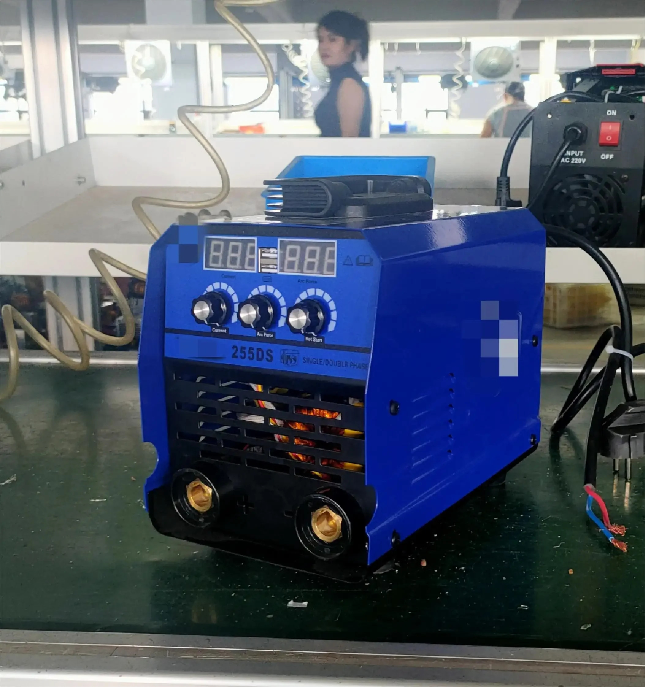 Hot sell  mini multi-board Arc Stick Welders  MMA ARC ZX7 SMAW 250 double voltage 220V/380V dual display USB port